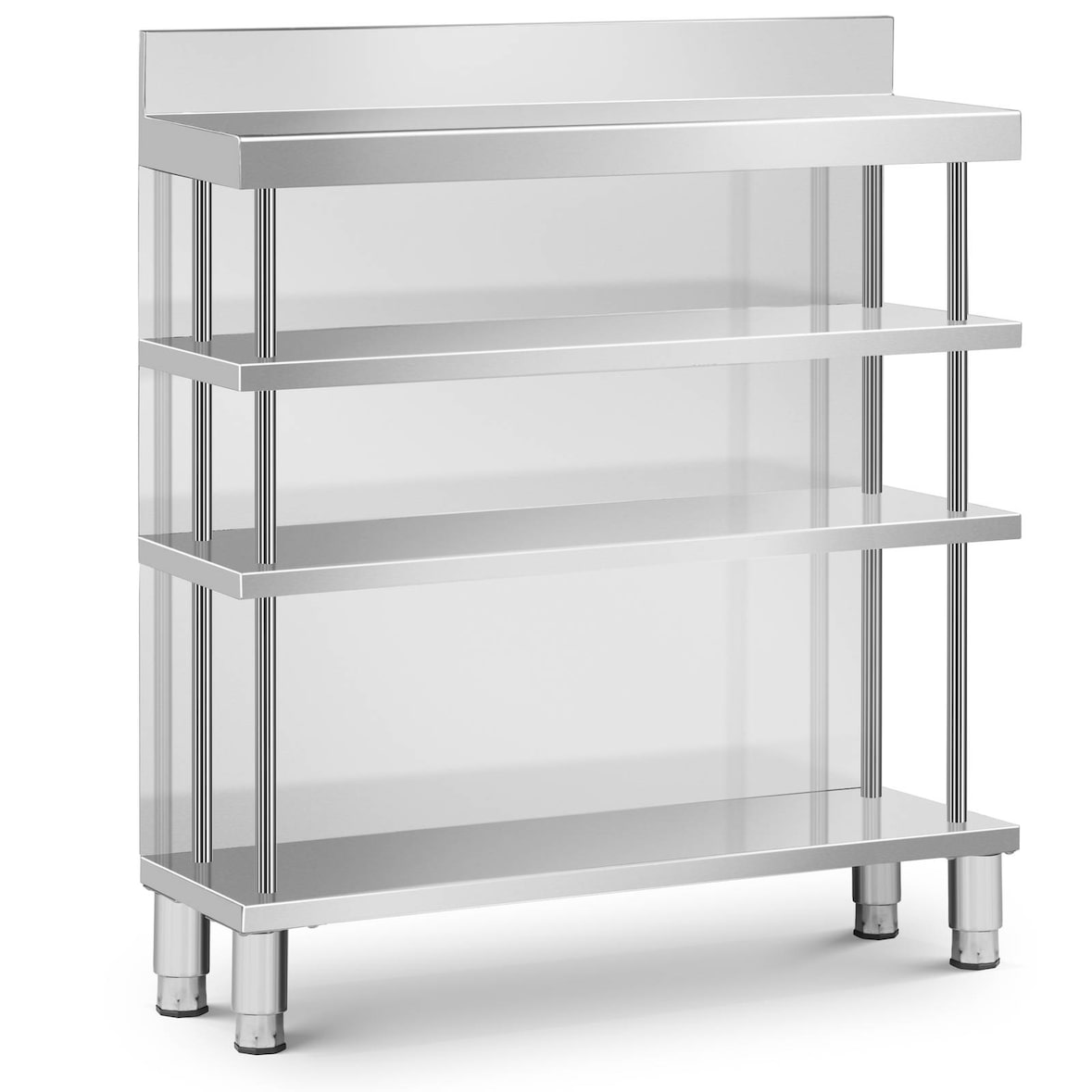 Royal Catering - Meuble bar comptoir - inox - 100 x 30 x 115 cm - Royal Catering