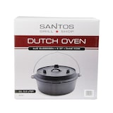 thumbnail of SANTOS BBQ Dutch Oven 6qt ohne Füße