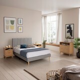 thumbnail of Commode Oporto 2 tiroirs 1 étagère effet Chêne