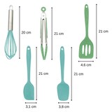 thumbnail of 5 ustensiles de cuisine pour enfants en silicone Fackelmann Mini Monster