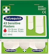 thumbnail of 60 Sets `Cederroth` Salvequick Sensitive Pflaster (43 Stück) weiss