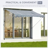thumbnail of Outsunny - Markise - L300 x B150 x H170-280 cm