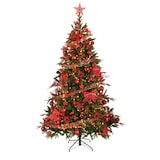 thumbnail of House of Seasons Baum Dekoration Satz bruchfest rot 100 Stueck