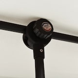 thumbnail of Helloshop26 - Guarda-sol de exterior com mastro de alumínio 180 x 130 cm branco areia 02_0008217