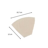 thumbnail of Lot de 2 filtres à café réutilisables en coton Fackelmann