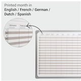thumbnail of DESQ | Jaarplanner | Magnetisch | Aluminium Frame | 60 x 90  cm