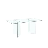 thumbnail of MF - Mesa de Jantar Modelo OTISH - Feita Inteiramente em Vidro 180 x 90 cms -