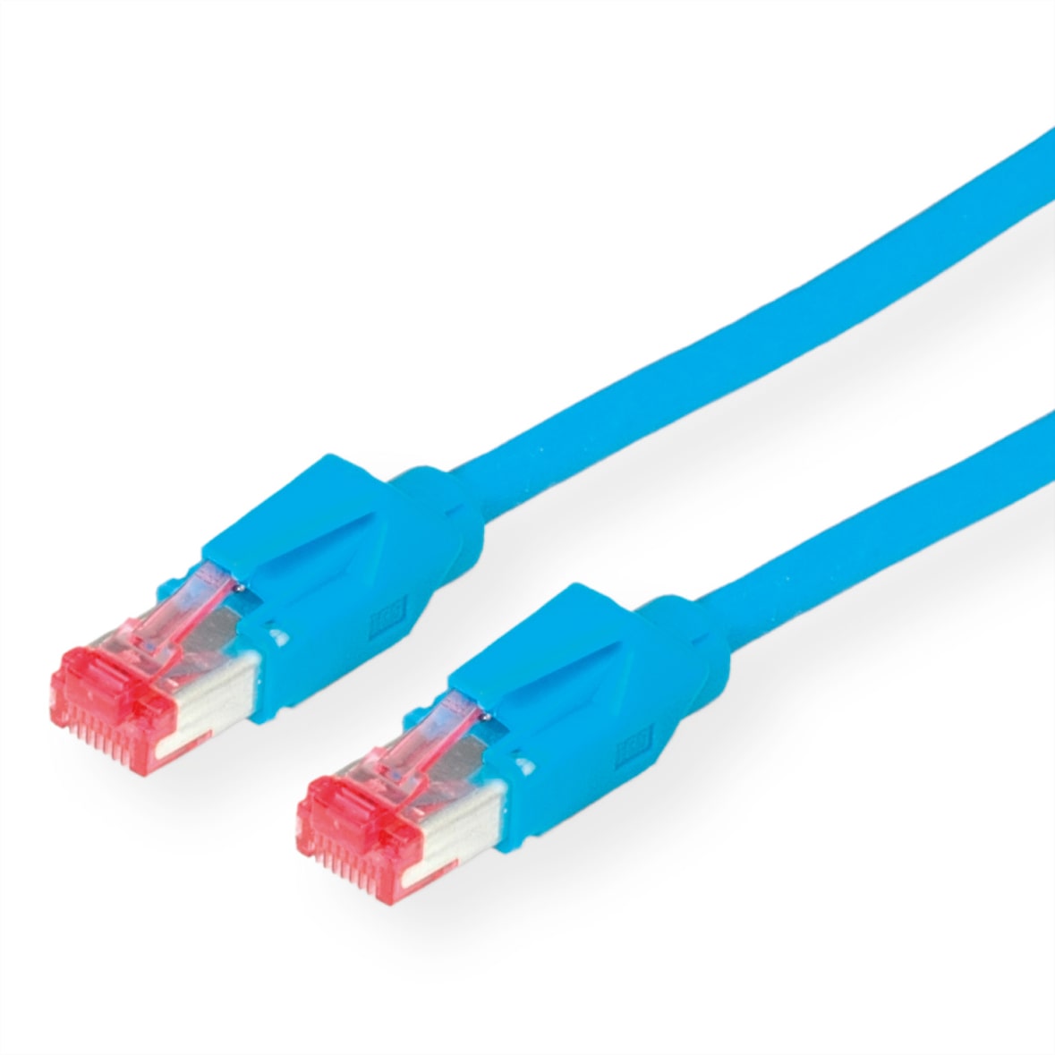 KERPEN Patchkabel Cat.6 (Class E) S/F, MegaLine F6-90, HiRose TM21, LSOH, blau, 3 m