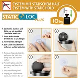 thumbnail of WENKO Static-Loc® Plus WC-Garnitur Pavia Schwarz