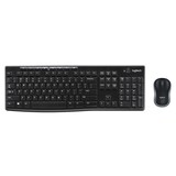 thumbnail of Logitech Wireless Combo MK270 Tastatur Maus enthalten RF Wireless QWERTY Nordisch Schwarz
