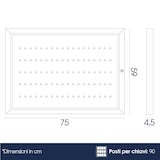 thumbnail of Danieli - Bacheca Portachiavi da Parete in Acciaio Laccato da 90 Ganci Numerati. Cornice in Alluminio, Chiavi  Incluse