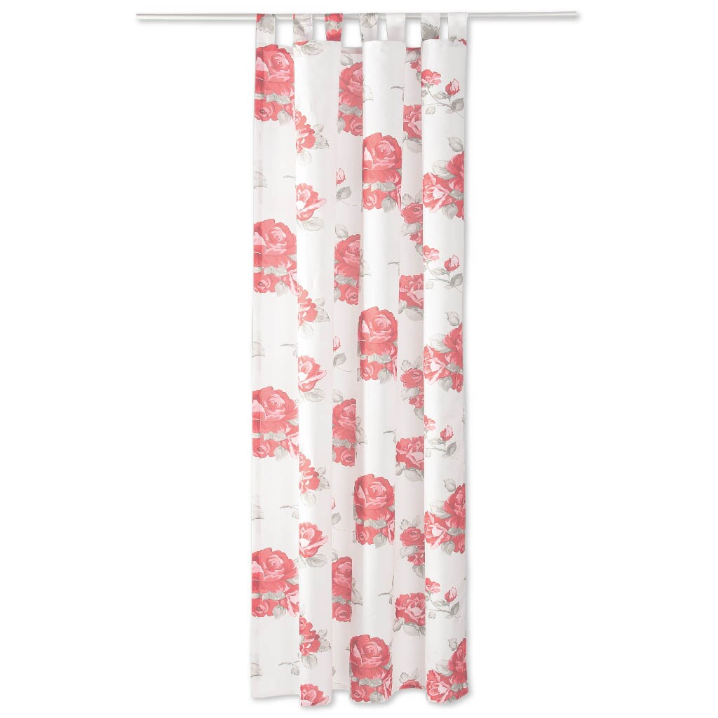 Dekoschal Rose Schlaufenschal Transparent