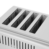 thumbnail of VERTES Gastro Toaster 4 sneden elektrisch 2300W roestvrij staal (timer, kruimellade, 4 antislipvoeten, 2 of 4 toast tegelijk)