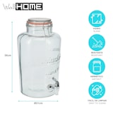 thumbnail of WellHome - Glazen drankdispenser 8L Ø20,7x36 cm
