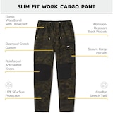 thumbnail of Arbeitshose mit Bund Dynamic Night Camo W32 L30