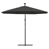 thumbnail of vidaXL Zweefparasol met LED-verlichting stalen paal 300 cm antraciet