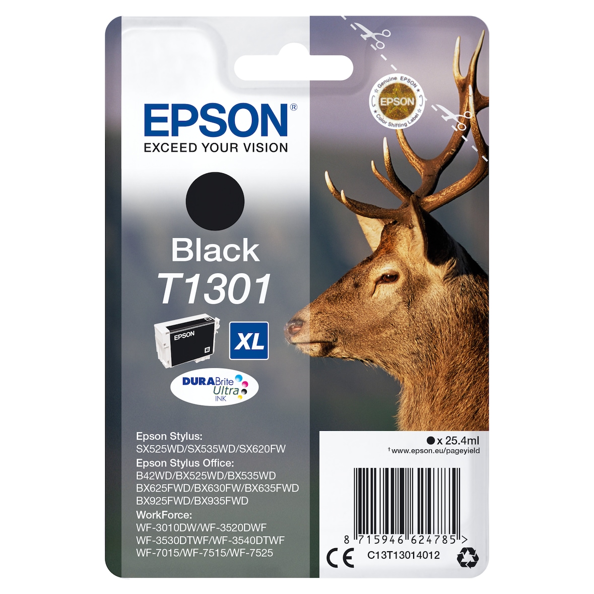 Tintenpatrone Epson T1301 schwarz