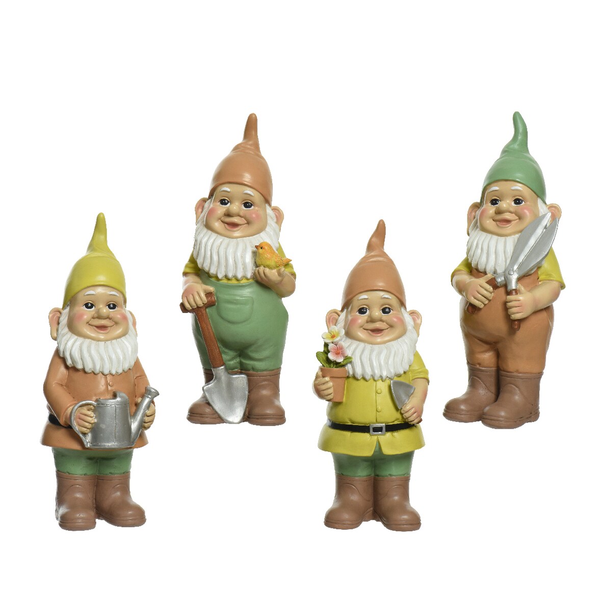 1 Dekofiguren 29cm Keramik Gartenzwerge Gartendeko Sommerdeko Gartenfiguren bunt