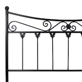 thumbnail of Cabecero de forja Córdoba, color Negro. Cabezal para cama de 105 cm, Cama 110 cm x 125