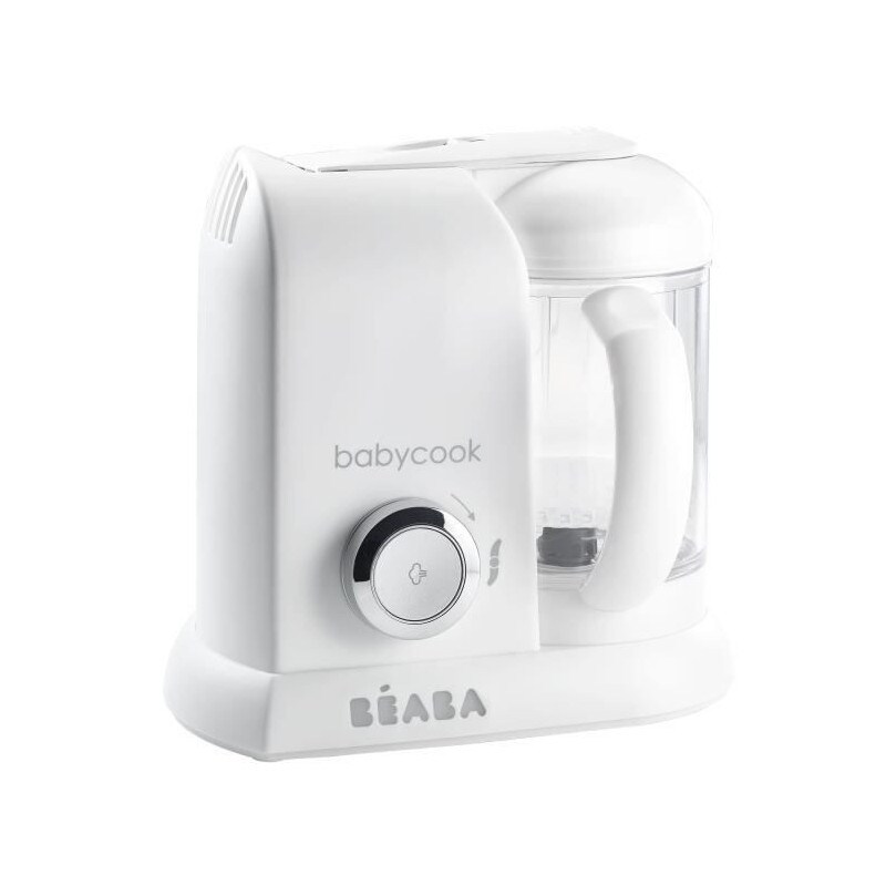Beaba, Babycook Solo, Robot Bebe 4 En 1, Cuiseur, Mixeur - Blanc