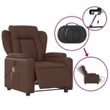 thumbnail of vidaXL Massagesessel Elektrisch Braun Kunstleder