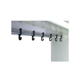 thumbnail of Lüllmann® Garderobe, 2 Abteile links, 1 Abteil rechts, je 5 Fächer, 1800 x 1915 x 500 mm, lichtgrau/enzianblau