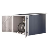 thumbnail of SVITA Fahrradgarage Bicycle Fahrradhaus Fahrradbox Bike box 5,6m³ Metall Dunkelgrau