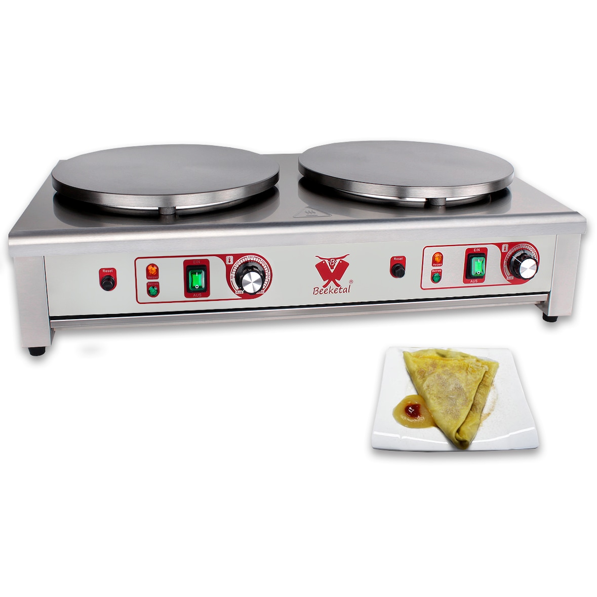 Beeketal Gastro Crepesplatte Crepesmaker BC40-2