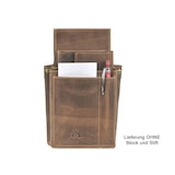 thumbnail of Greenburry Kellnerbörse Set Leder braun antik Kellnerset Holster Kellnertasche