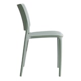 thumbnail of Lot de 4 chaises de terrasse vert sauge en plastique