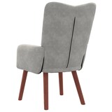 thumbnail of vidaXL Fauteuil Lichtgrijs 63 x 67 x 94 cm Fluweel