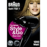 thumbnail of Braun HD 130 SatinHair1 Style&Go Reise-Haartrockner schwarz