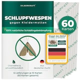 thumbnail of Schlupfwespen gegen Kleidermotten: 6 Lieferungen je 10 Karten (60 Karten gesamt)