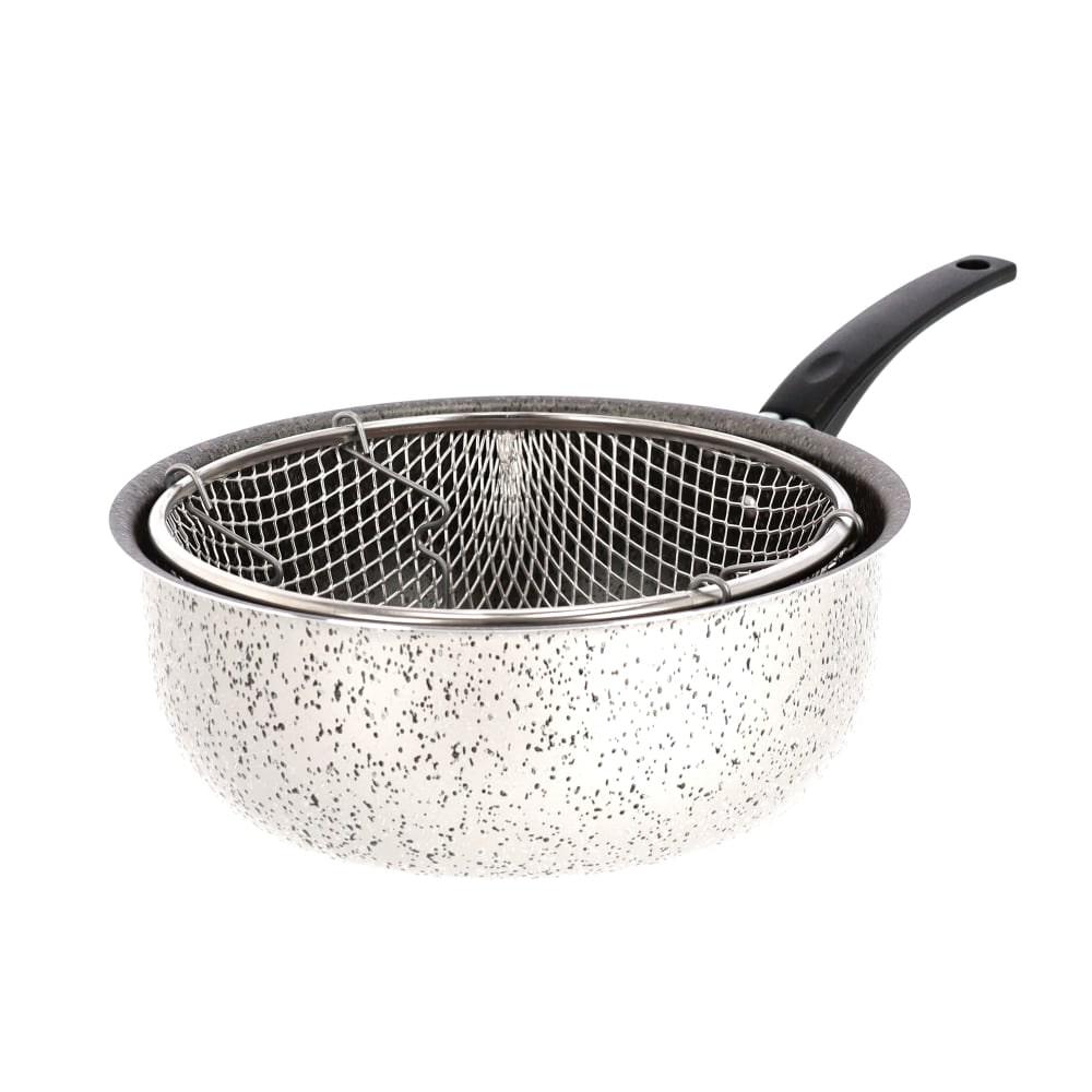 Poêle à frire Mamù avec poignée, antiadhésive, en aluminium, sans PFOA, résistante aux rayures, Ø 24 cm