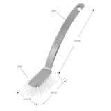 thumbnail of aro Cepillo lavavajillas, polipropileno, 6 x 5.5 x 26.5 cm, blanco/gris, 6 piezas