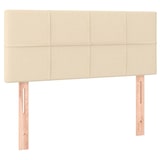 thumbnail of vidaXL Boxspringbett mit Matratze & LED Creme 80x200 cm Stoff