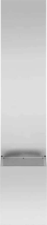 thumbnail of vidaXL Blumentopf mit dekorativem Paneel Silber 32 x 140 cm