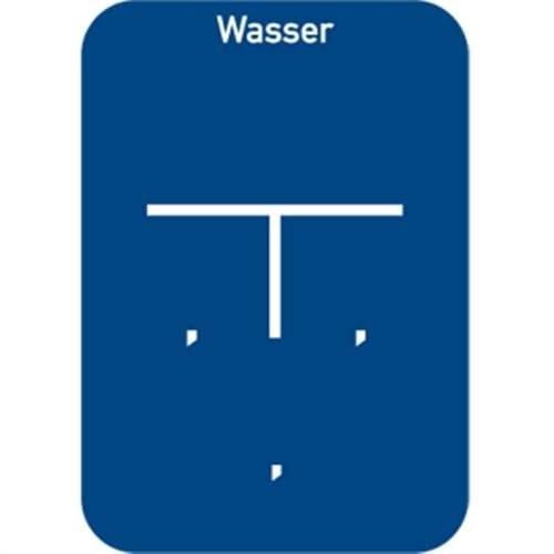 Wasser-Hinweisschild (B), Alu, 140x200 mm
