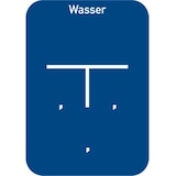 thumbnail of Wasser-Hinweisschild (B), Alu, 140x200 mm