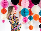 thumbnail of 50x Wabenball, Orange, 20 cm
