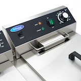 thumbnail of Maxima - 9365158 Fritadeira dupla 2 x 16L 2 cestos com torneira de drenagem e base de armário 230V 73x53x91 cm