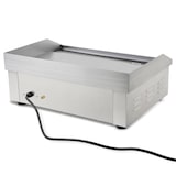 thumbnail of VERTES Plancha profesional de 3000 W en acero inoxidable, superficie de grill lisa de 55 x 35 cm, termostato, temperatura de 50-300 °C