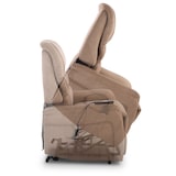 thumbnail of Fernsehsessel mit Aufstehhilfe, Relaxsessel mit elektrischer Liegefunktion, 2 Motoren, 120 kg belastbar, Mikrofaser, Braun, Raburg Jan