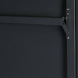 thumbnail of PROREGAL 4er-Fahrradgarage HxBxT 160x222x208cm abschließbar Metall Anthrazit Gerätehaus Fahrradbox mit Ablage