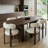 thumbnail of Mesa retangular 200x100cm, madeira maciça de manga, design elegante, natural, robusto para cozinha, sala de jantar, escritório, hall de entrada – LELE