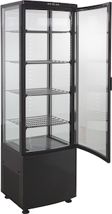thumbnail of GastroHero Kühlvitrine ECO – 235 Liter, schwarz, mit LED-Beleuchtung, 4 höhenverstellbaren Rosten, energiesparend, ideal für Gastronomie & Verkauf