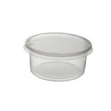 thumbnail of DayBays 250 Stk. Feinkostbecher PP 300 cc. 101x65 mm rund Kombi-Verpackung inklusive passende Deckel