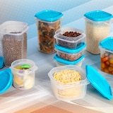 thumbnail of TATAY Top Flex - Juego de 4 Recipientes Cuadrados Altos 0.7L con Cierre a Presión. Blanco