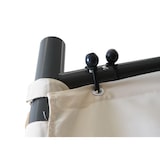 thumbnail of Conjunto de 4 painéis laterais para pérgola HWC-A22, pavilhão com painel lateral de substituição, 3x3m poliéster ~ creme