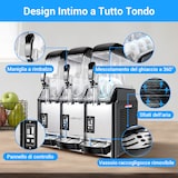 thumbnail of LEEVOT Macchina per Granite Commerciale con Tre Vasche da 12L - Fabbricatore di Bevande Ghiacciate in Acciaio Inossidabile per Ristoranti e Bar